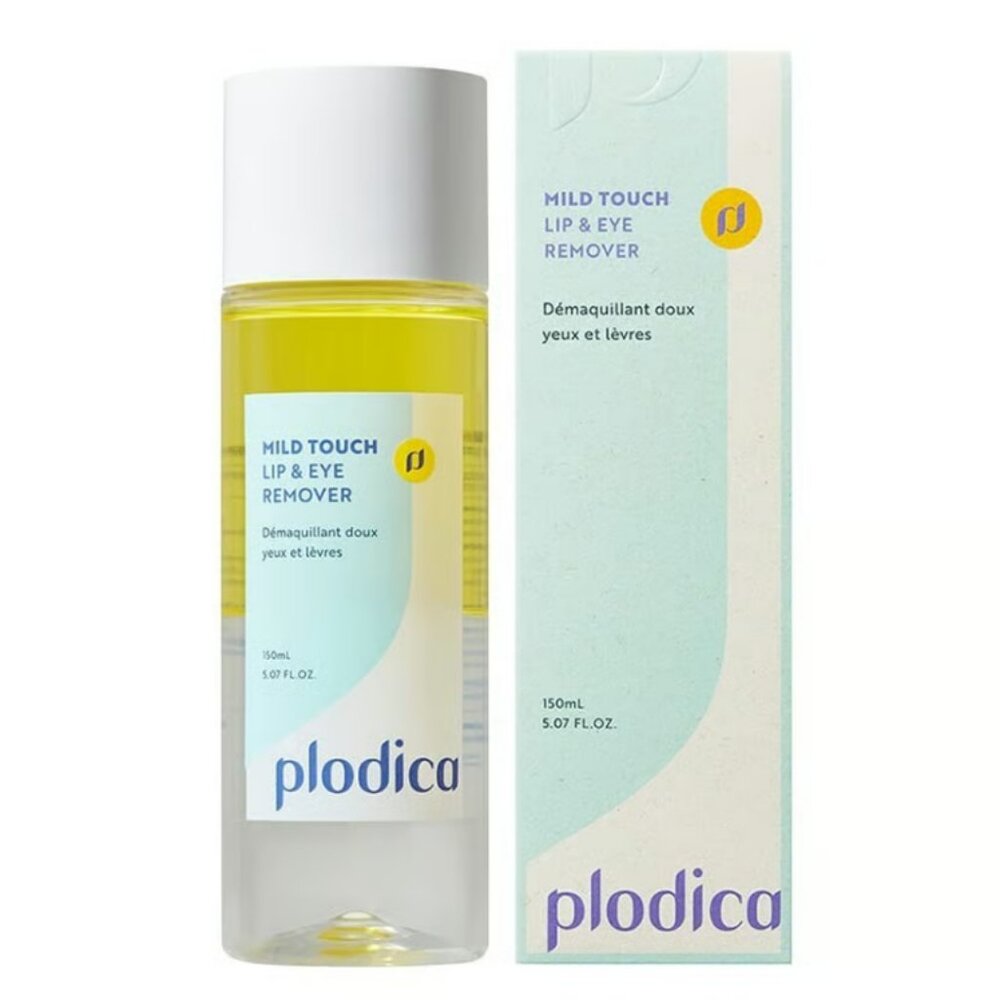 Plodica Mild Touch Lip & Eye Makeup Remover for sensitive eyes / Vegan Cleanser